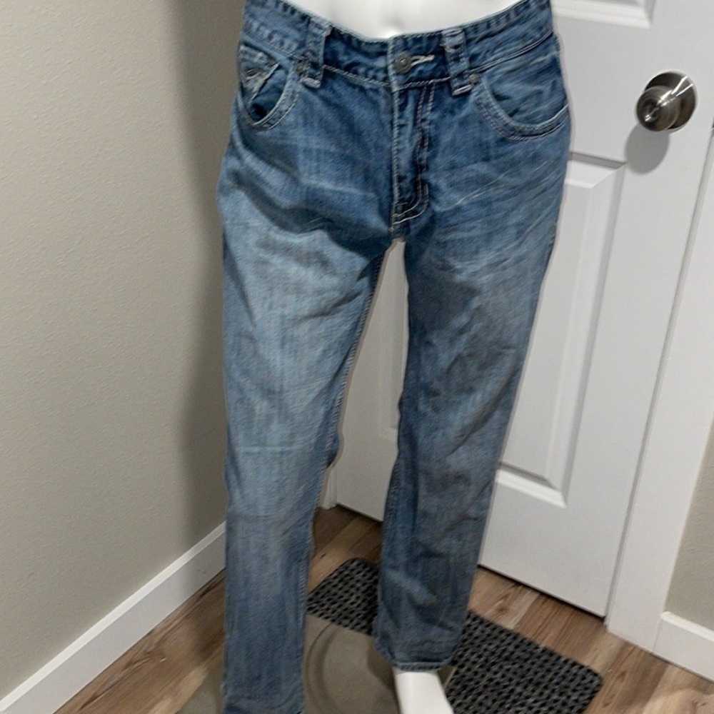 Rock & Roll Cowboy Doubled Stitched Blue Jeans